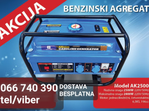 AGREGAT ZA STRUJU 2.8KW ALFA KAPA AK2500
