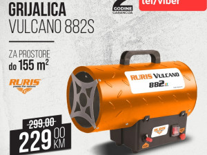 RURIS grijalica kalolifer plinski top Vulcano 882
