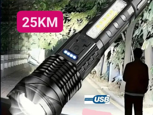 USB punjiva baterija sa bocnom svjetiljkom
