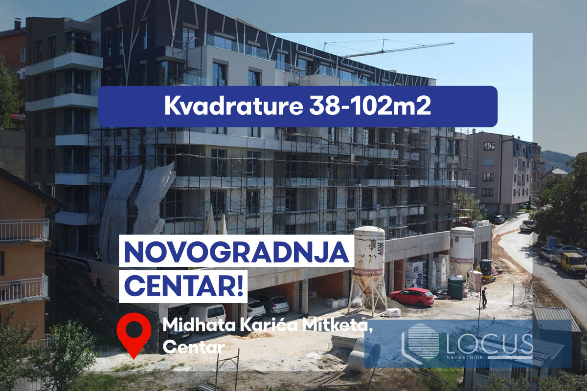 NOVOGRADNJA CENTAR! Luksuzan stan 38 - 108m2