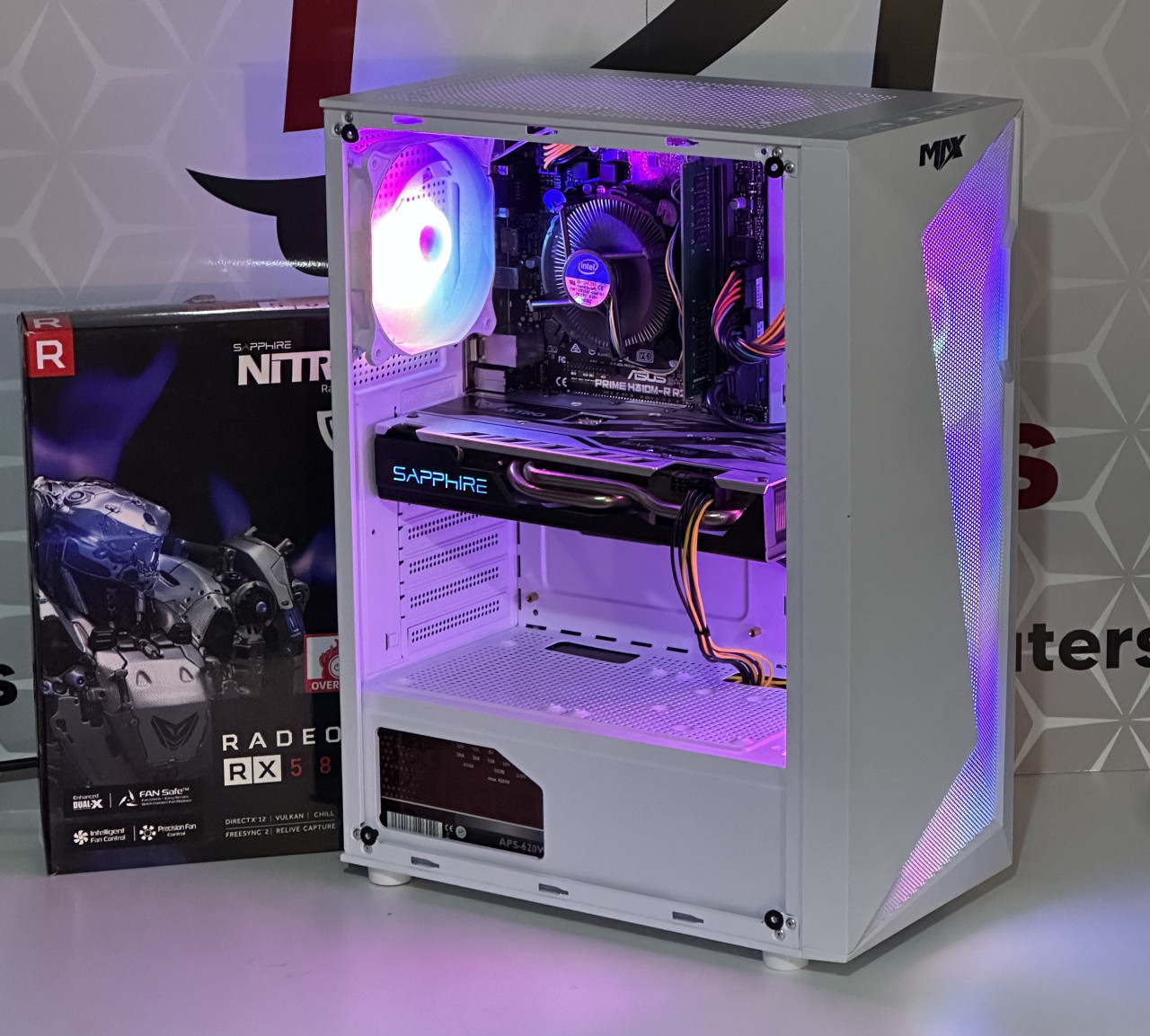 GAMING PC B2SCHOOL I5 8500 16GB RX 580 8GB Akcija !