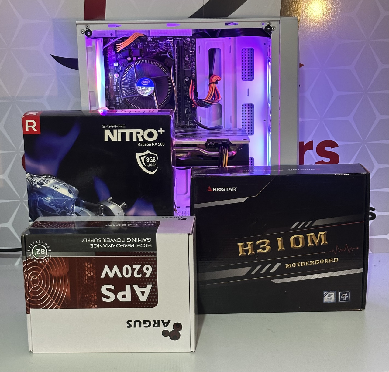 GAMING PC B2SCHOOL I5 8500 16GB RX 580 8GB Akcija !