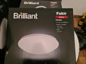 LED zidna i stropna lampa 32 cm sa senzorom, bijela/toplo b