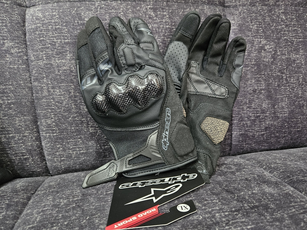 Rukavice za motor carbon XL moto alpinestars skuter protektori L