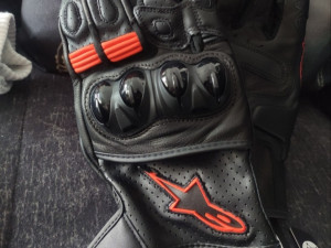 Rukavice za motor carbon XL moto alpinestars skuter protektori L