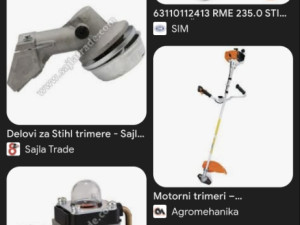 Stihl Kosilice, kosačice, trimeri, djelovi, motorke za drva, živi