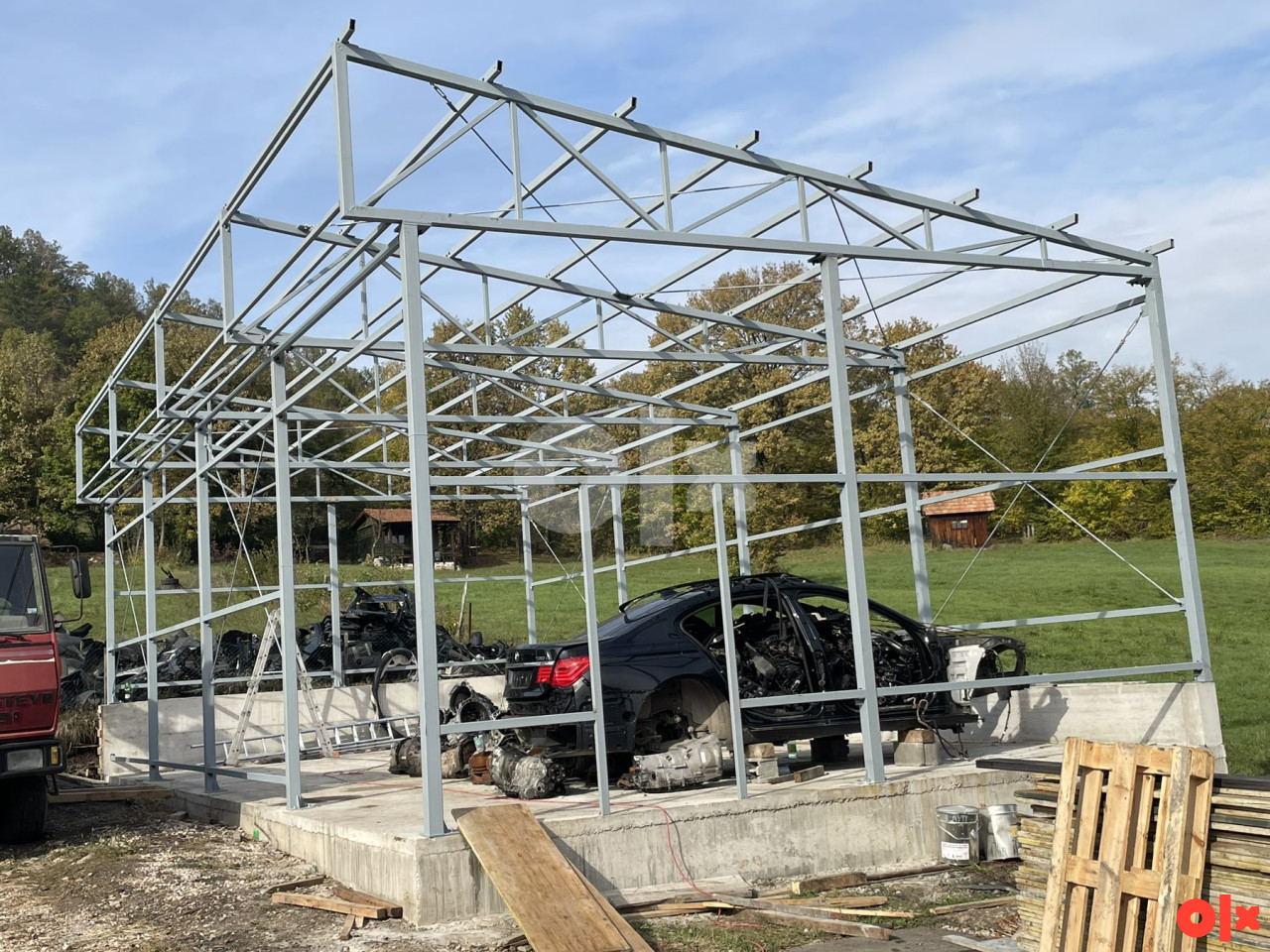 Metalna konstrukcija 15x7x4m