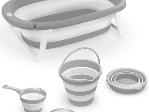 DOLU Set sklopiva kadica / kada i kofa / kanta + bokal