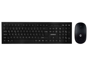 EVEREST KM-6121 crna bežićna Q TASTATURA + MIŠ