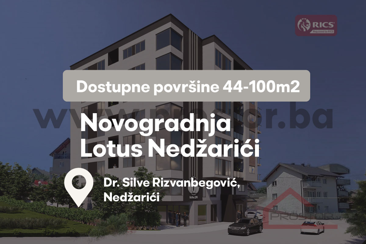 NOVOGRADNJA NEDŽARIĆI:Stan 44-100m2,popust do 5%