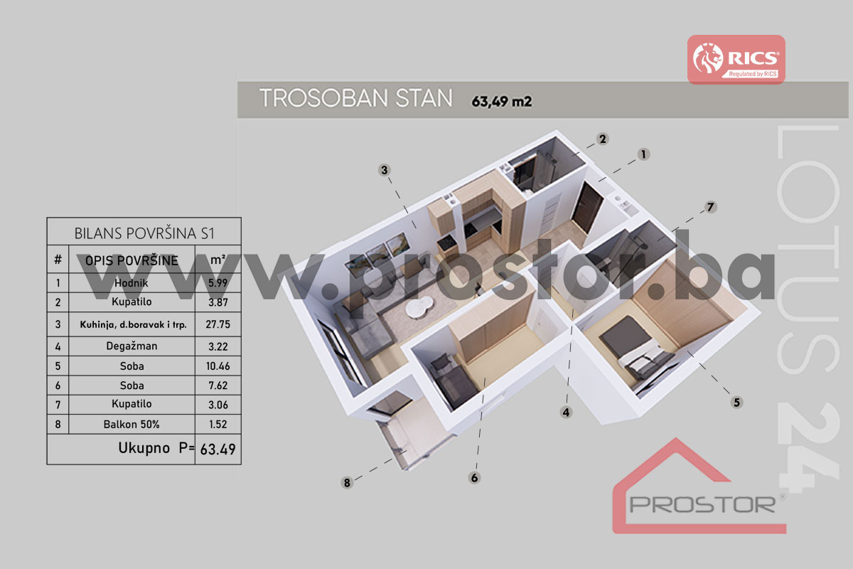 NOVOGRADNJA NEDŽARIĆI:Stan 44-71m2,popust do 5% 14