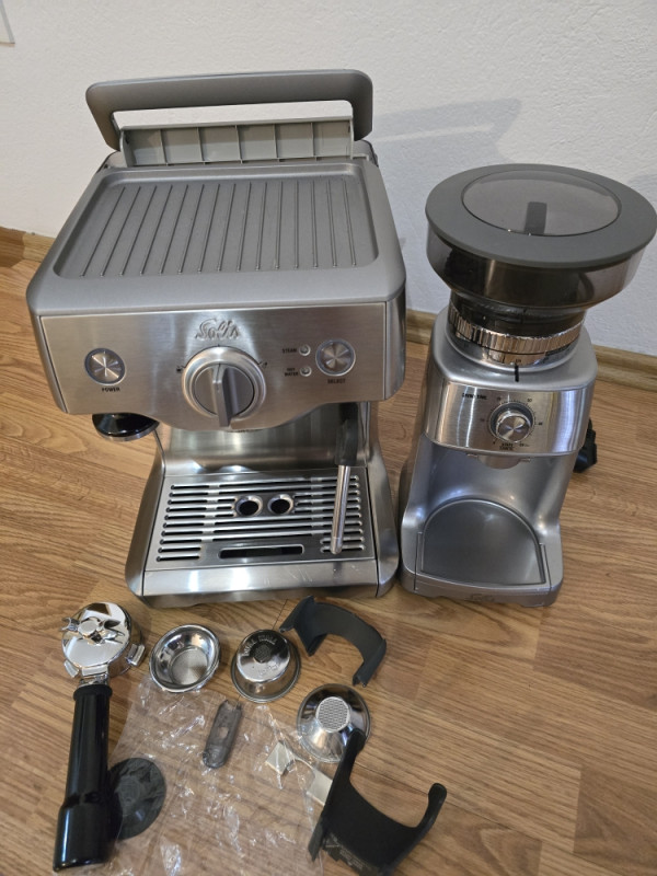 Solis Barista Perfect Pro type 118 + Solis Caffissim 1611 mlin za