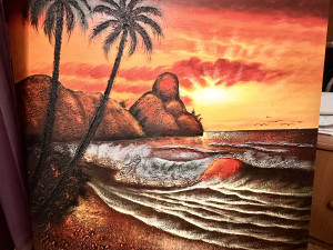 Canvas 100x100 sa reljefom