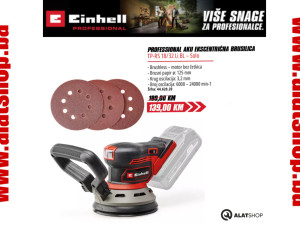 Einhell aku ekscentrična brusilica PXC TP-RS 18/32 Li BL  Solo