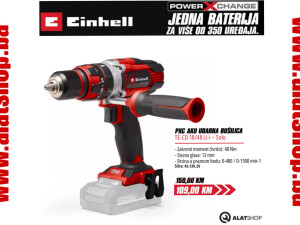 Einhell aku udarna bušilica Power X-Change TE-CD 18/48 Li Solo