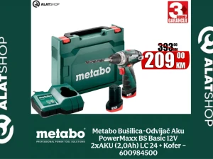 Metabo Bušilica Aku PowerMaxx BS Basic 12V   600984500