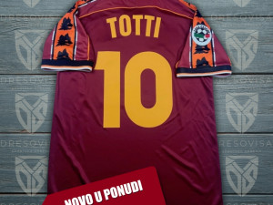 TOTTI 10 retro dres AS ROMA sezona 98/99