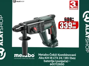 Metabo Aku Bušilica Čekić KH 18 LTX 24 / 18V  601712850