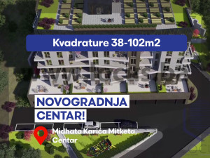 NOVOGRADNJA CENTAR! Trosoban stan, 61 m2