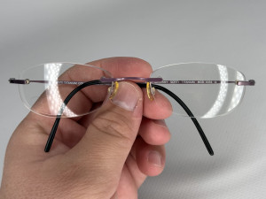 Rohm 4056 titanium ženske dioptrijske bez okvira