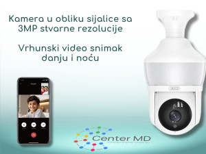 XO Kamera sijalica 3MP dnevno i noćno snimanje