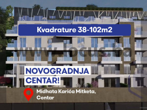 NOVOGRADNJA CENTAR! Trosoban stan s balkonom