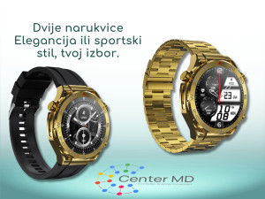 Pametni sat ZORDAI ZD5 Ultra Mate - dvije narukvice