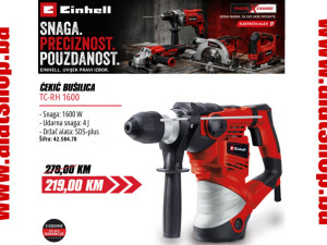 Einhell čekić bušilica TC-RH 1600