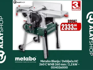 Metabo Blanja / Debljača HC 260 C WNB 260mm 2,2kW  0114026000