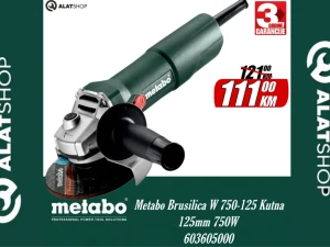 Metabo Brusilica W 750-125 Kutna 125mm 750W  603605000