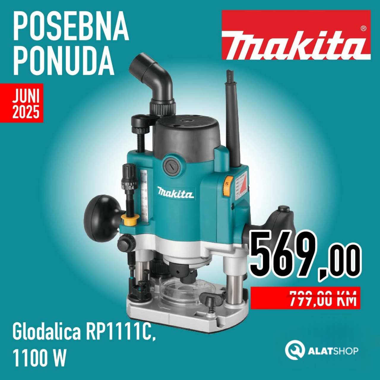 Makita Glodalica RP1111C