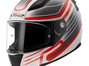 KACIGA LS2 FF353 RAPID II CIRCUIT WHITE RED