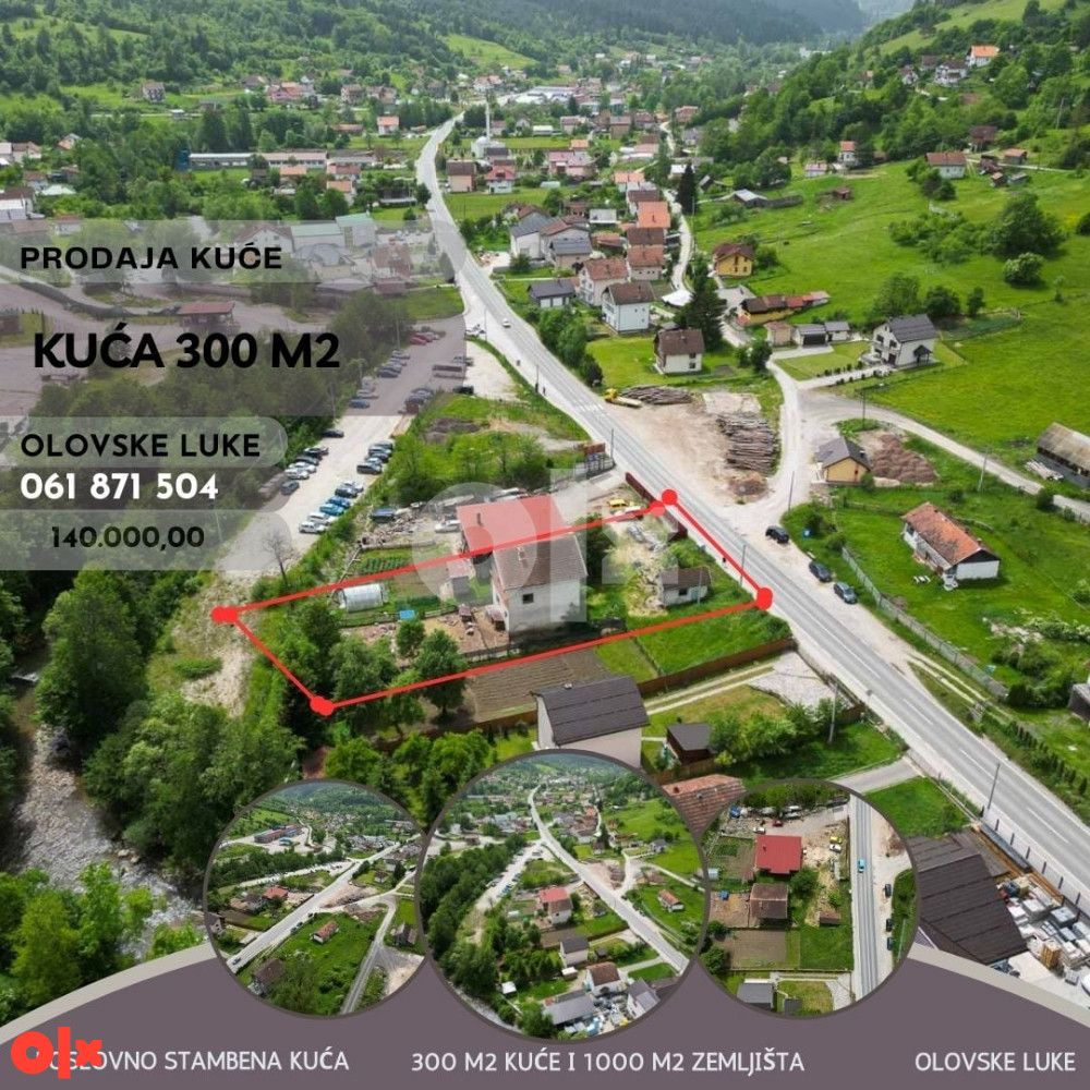 Kuća Olovo uz magistralu