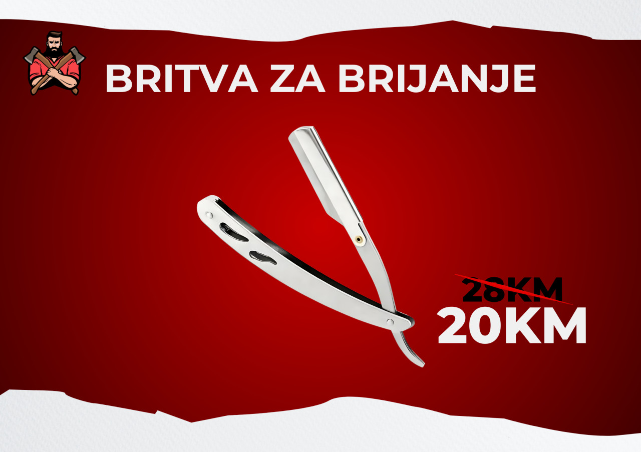 Britva za brijanje i uređivanje brade.