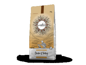 CRAFTIA NATURA CHICKEN & TURKEY DOG TOY & SMALL BREED