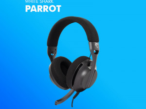 SLUŠALICE White Shark PARROT Gaming