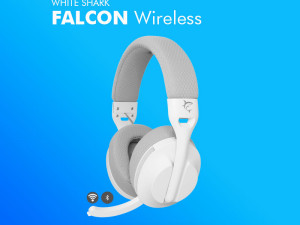 SLUŠALICE White Shark FALCON Wireless Gaming