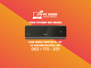 KLIMA UREĐAJ 18 FUEGO FGTC18INV-WIFI-BWMSE6