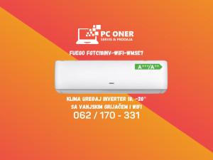 KLIMA UREĐAJ 18 A+++ FUEGO FGTC18INV-WIFI-WMSE7