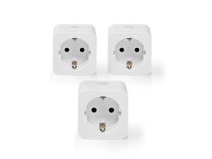Pametna šuko utičnica WiFi NEDIS SET 3/1 3 kom 0041991