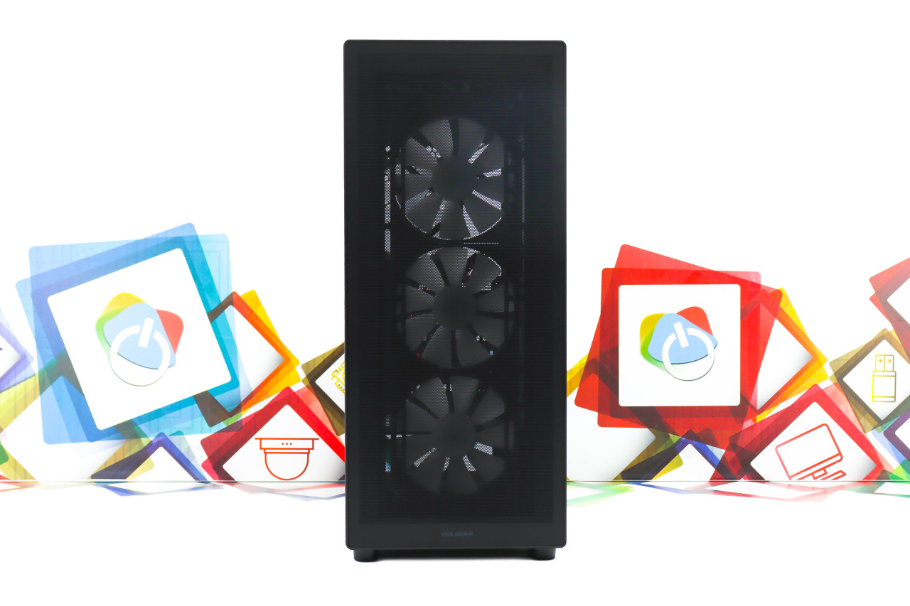 Kućište Cougar MX220 RGB Black MID tower DOPER