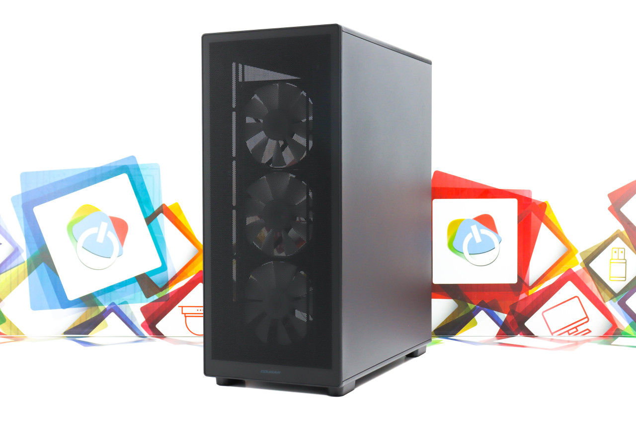 Kućište Cougar MX220 RGB Black MID tower DOPER