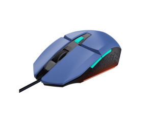 Trust GXT109B Felox gaming miš, plavi, 6400 DPI, 6 tipki, žičn
