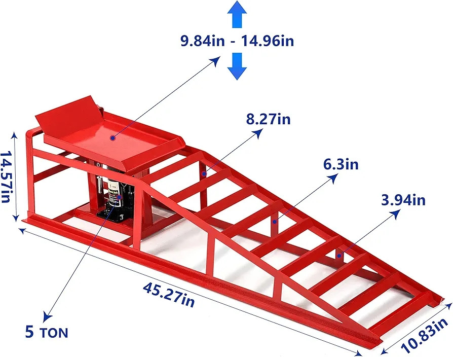 NAVOZNA RAMPA PLATFORMA SA DIZALICOM 5 T ZA AUTA 2 KOMADA PAR