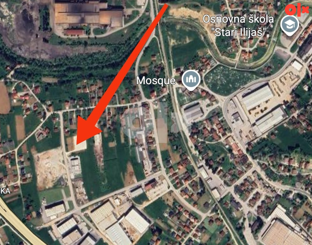 Zemljište Ilijaš 3605m2 sa dozvolom za gradnju Hale 6