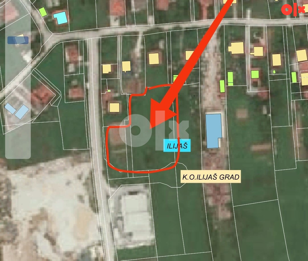 Zemljište Ilijaš 3605m2 sa dozvolom za gradnju Hale 7