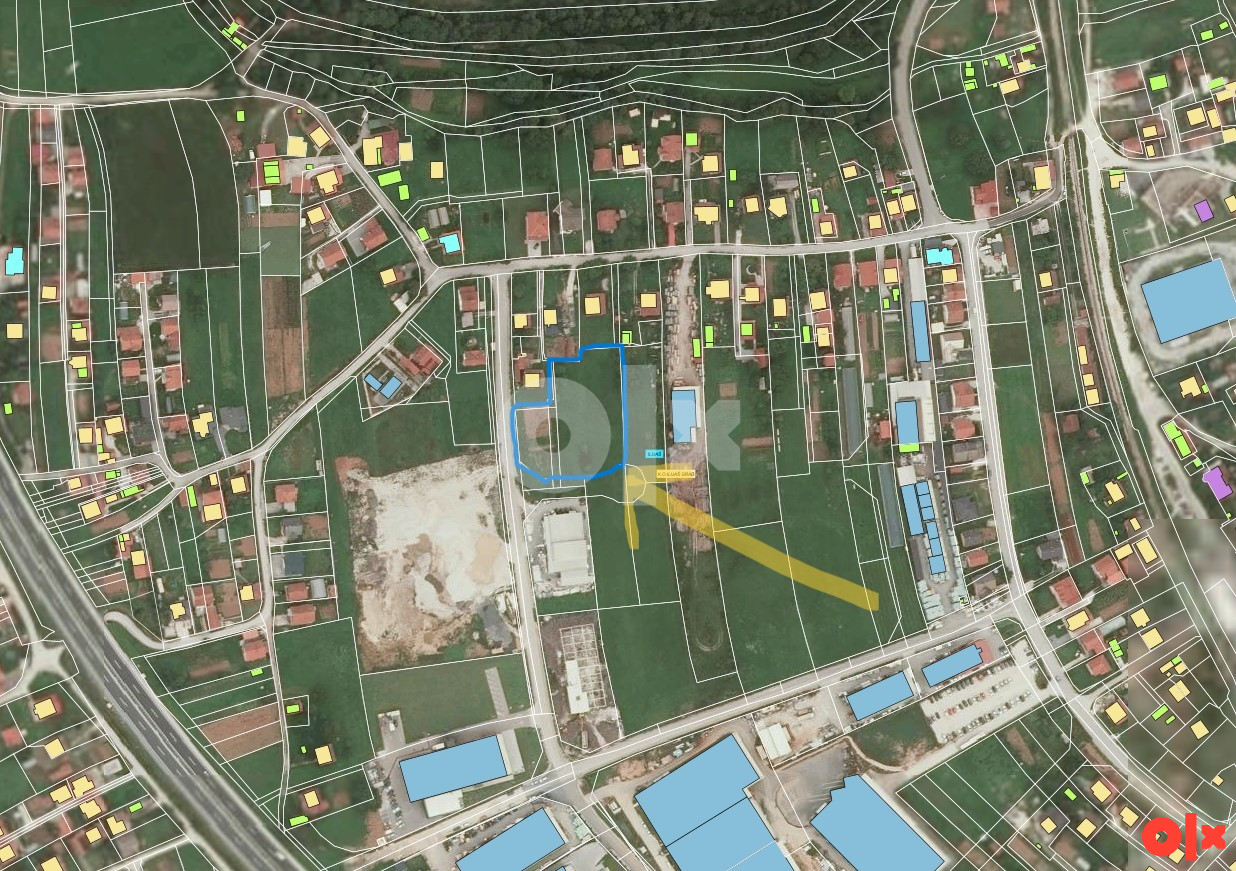 Zemljište Ilijaš 3605m2 sa dozvolom za gradnju Hale 9