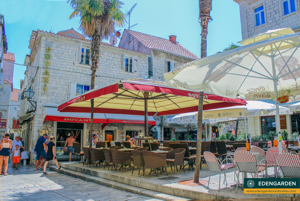 Proizvodnja Baštenskih Suncobrana za Restorane Hotele