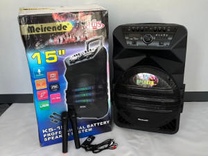 Meirende bluetooth zvucnik K5-15 K5 15 15" 2 MIKROFONA