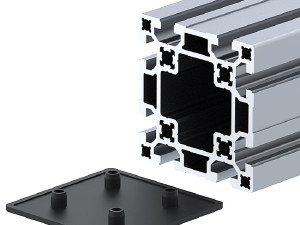90x90 SLT10 Plastični poklopac za aluminijski profil CNC 3D